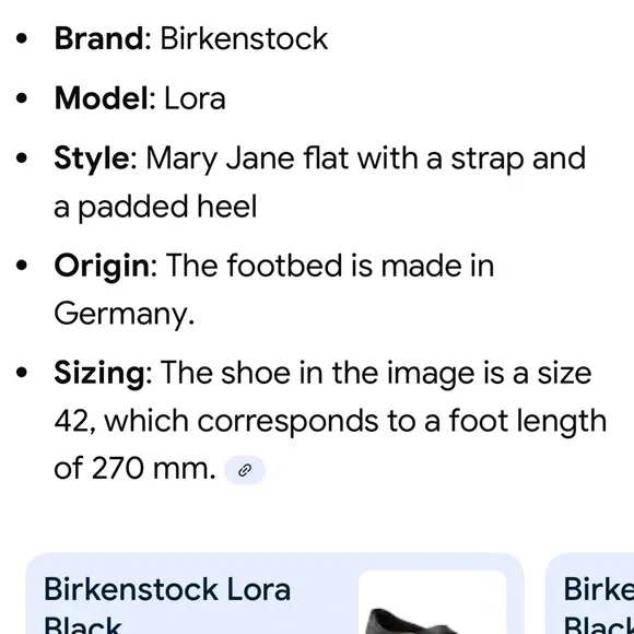 Birkenstock Women's Shoes Lora suede Maryjane slip on walking - Picture 7 of 7